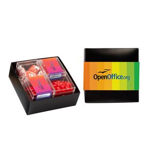 [4CGBS-CBC-K] 4-Piece Sweet Box Gift Set - Candy by Color Mix