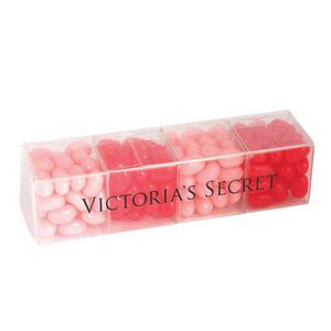 [4CUBE-JBEL-K] 4 Cube Acetate Gift Box with Jelly Belly Jelly Beans