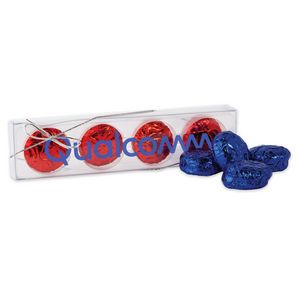 [4FSCA-K] Assorted 4-Piece Sandwich Cookie w/Acetate Box