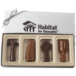 [4-TOOLS-K] Molded Chocolate 4 Tools in Gift Box