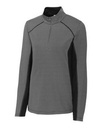 Clique Ice Pique Colorblock Womens Half Zip Tech Pullover