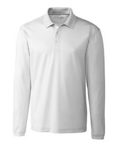 [MQK00077] Clique Spin Eco Performance Pique Long Sleeve Mens Polo