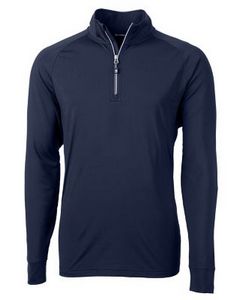 [BCK01143] Cutter & Buck Adapt Eco Knit Stretch Recycled Mens Big and Tall Quarter Zip Pullover