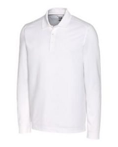 [BCK09322] Cutter & Buck Advantage Tri-Blend Pique Mens Big and Tall Long Sleeve Polo