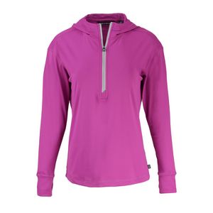 [LCK00115] Cutter & Buck Daybreak Eco Recycled Womens Half Zip Hoodie
