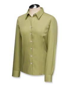 [LCW08394] Cutter & Buck Epic Easy Care Fine Twill Womens Long Sleeve Dress Shirt
