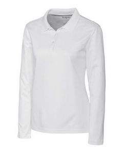 [LQK00066] Clique Spin Eco Performance Pique Long Sleeve Womens Polo