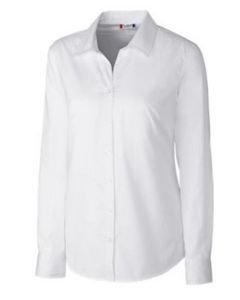 [LQW00007] Clique Avesta Stain Resistant Womens Long Sleeve Button Down Shirt