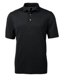 Cutter & Buck Virtue Eco Pique Tile Print Recycled Mens Polo
