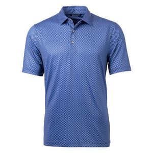 [MCK01265] Cutter & Buck Pike Banner Print Stretch Mens Polo