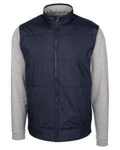 Cutter & Buck Stealth Hybrid Quilted Mens Full Zip Windbreaker Jacket