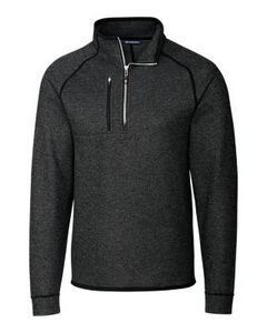 [MCO00049] Cutter & Buck Mainsail Sweater-Knit Mens Half Zip Pullover Jacket