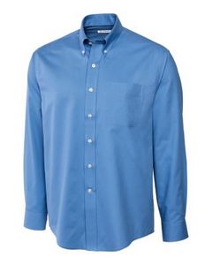 [MCW09180] Cutter & Buck Epic Easy Care Fine Twill Mens Long Sleeve Dress Shirt