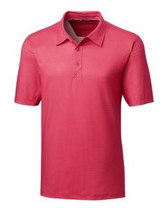 [BCK00074] Cutter & Buck Pike Mini Pennant Print Stretch Mens Big and Tall Polo