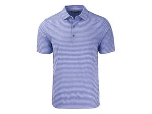 [BCK01303] Cutter & Buck Forge Eco Heather Stripe Stretch Recycled Mens Big & Tall Polo