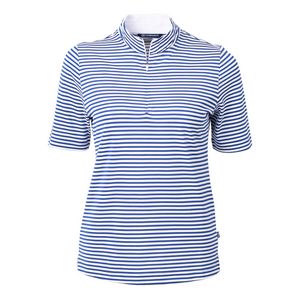 [LCK00157] Cutter & Buck Virtue Eco Pique Stripe Recycled Womens Top