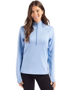 [LCK00182] Cutter & Buck Peshastin Eco Fleece Recycled Womens Half Zip Pullover