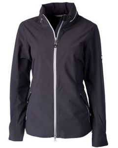 [LCO00041] Cutter & Buck Vapor Water Repellent Stretch Womens Full Zip Rain Jacket