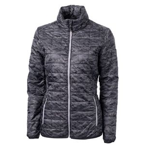 [LCO00053] Cutter & Buck Rainier PrimaLoft? Womens Eco Insulated Full Zip Printed Puffer Jacket