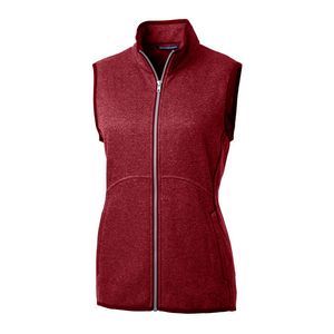 [LCO00058] Cutter & Buck Mainsail Sweater Knit Womens Full Zip Vest