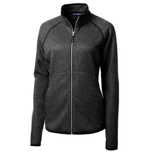 [LCO00059] Cutter & Buck Mainsail Sweater-Knit Womens Full Zip Jacket