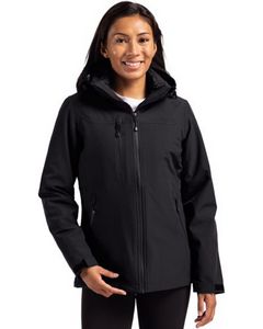 [LQO00071] Clique Cornice 3-in-1 Waterproof Parka + Inner Layer Full Zip Womens Jacket System