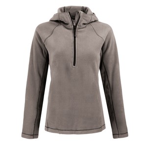 [LQO00073] Clique Powder Recycled Fleece Womens Half Zip Hooded Pullover