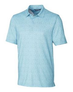 [MCK01055] Cutter & Buck Pike Micro Floral Print Stretch Mens Polo