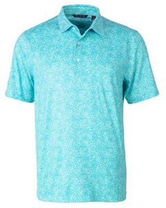 [MCK01133] Cutter & Buck Pike Constellation Print Stretch Mens Polo