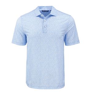 [MCK01344] Cutter & Buck Pike Eco Flora Print Recycled Mens Polo
