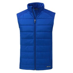 [MCO00076] Cutter & Buck Evoke Hybrid Eco Softshell Recycled Mens Full Zip Vest