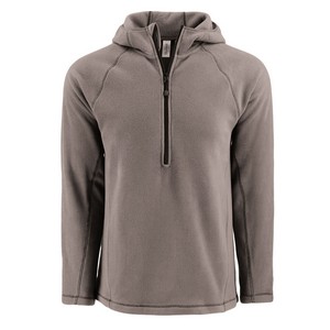[MQO00088] Clique Powder Recycled Fleece Mens Half Zip Hooded Pullover