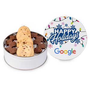 [700-FBTR-K] Molded Chocolate and Chocolate Chip Cookie Tin I