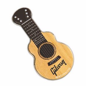 Woodgrain Acoustic Guitar Shaped Mint Tin