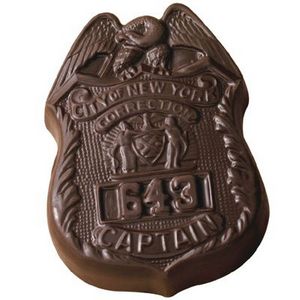 [BADGE-K] Molded Chocolate Badge (2 Oz.)