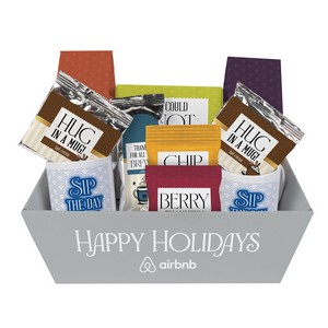 [BAS140-K] Sip and Savor Gourmet Tray with Mugs- Small