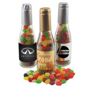 [BG100-018-K] Champagne Bottle with Teenee Beanee Jelly Beans