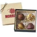 4 Piece Truffle Gift Box