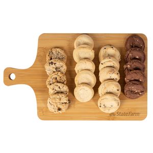 [CB102-K] Ultimate Cookie Dessert Bamboo Wood Charcuterie Board