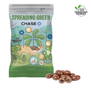 [CDFB-1906-K] 4oz. ECO-Digibag, Compostable & Full Color, Chocolate Raisins
