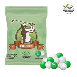 [CDHF-CMMG-K] Golf - 2oz Color Choice M&M'S® ECO-Digibag, & Full Color