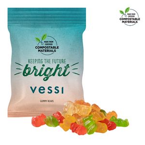[CDHF-GB-K] 2oz. ECO-Digibag, Compostable & Full Color, Gummy Bears