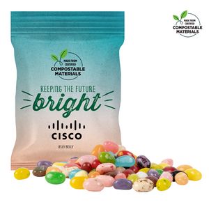 2oz. ECO-Digibag, Compostable & Full Color, Jelly Belly