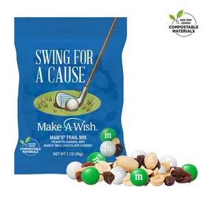 [CDHF-TMMG-K] Golf - 2oz Color Choice M&M'S® Trail Mix, ECO-Digibag, Full Color