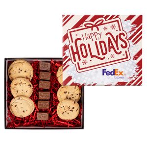 [CFBFC-FBTR-K] Chocolate Chip Cookies and Molded Chocolates in Gift Box