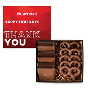 [CFBFC-PRET-K] 6 Piece Cookie and Confection Gift Box with Pretzels