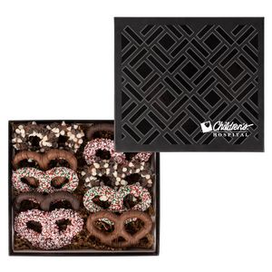 [CFBX-HPRP-K] Holiday Premier Chocolate Pretzel Deluxe Gift Box