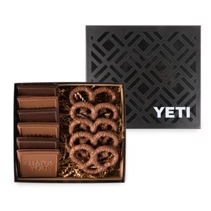 [CFBX-PRET-K] 6 Piece Cookie and Confection Gift Box with Pretzels