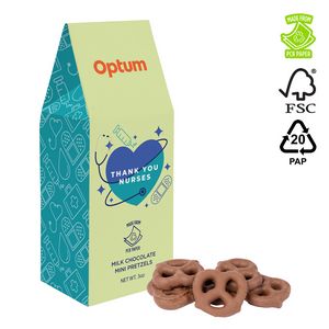 [CGBL-859A-K] Eco Gable Box-Milk Chocolate Pretzel