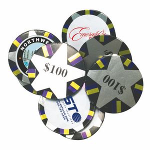 [CK-436-K] Decorated Custom Chocolate Poker Chips